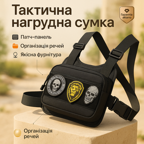 Сумка кобура наплічна, Чоловіча сумка через плече містка через плече чоловіча плетена FI-28