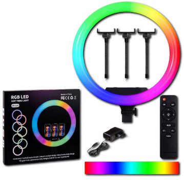 Кольцева лампа RGB 45 см XPRO MJ-18 (AM-2411_1184) | Зображення 1