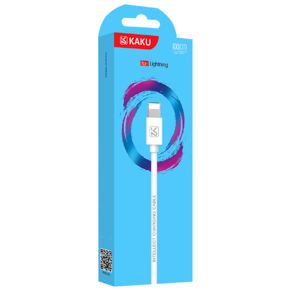 USB кабель Kaku KSC-285 USB - Lightning 1m - White | Зображення 3