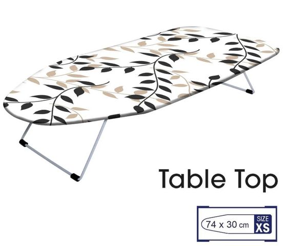 Дошка для прасування Casa Si Table Top 73x30 White/Black Leaves (CS95159P168) | Зображення 1