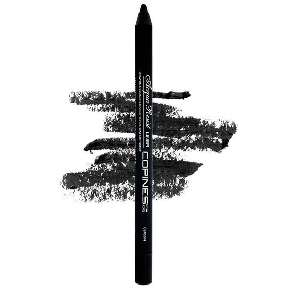 Водостійкий олівець для очей Чорний Copines line Paris EYE PENCIL Waterproof 01 Carbone
