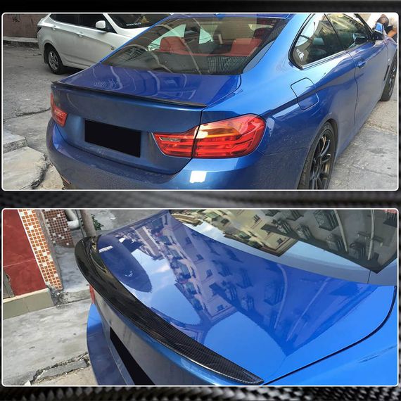Спойлер V8 (для F32, Карбон) для BMW 4 серія F-32 2012-2020 рр | Зображення 4