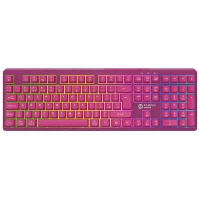 Клавиатура Canyon Fortnax Bluetooth/Wireless/ USB UA Pink (CND-SKBW2)