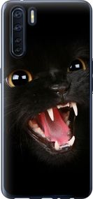 Чехол на Oppo A91 Чёрная кошка "932u-1884-17620"