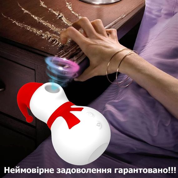 Женский вакуумный вибростимулятор Snowman Clit Sucker (10 режимов) | Зображення 6