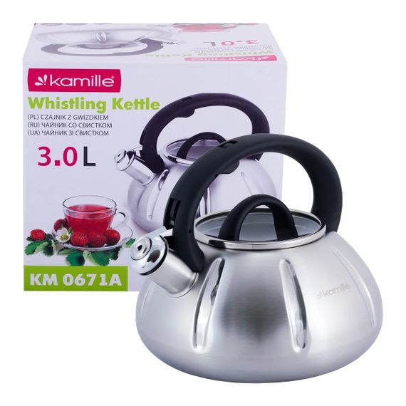Чайник зі свистком Kamille KM-0671A 3 л | Зображення 5