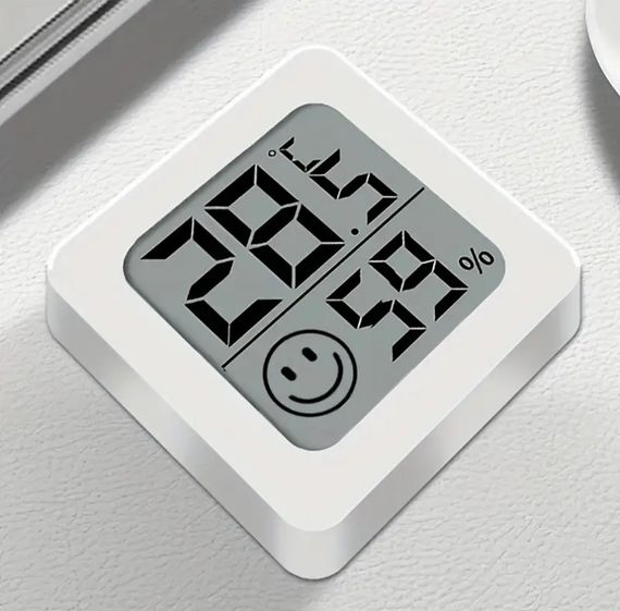 Міні РК-цифровий термометр і гігрометр — портативний вимірювач температури та вологості для дому та вулиці | Зображення 8
