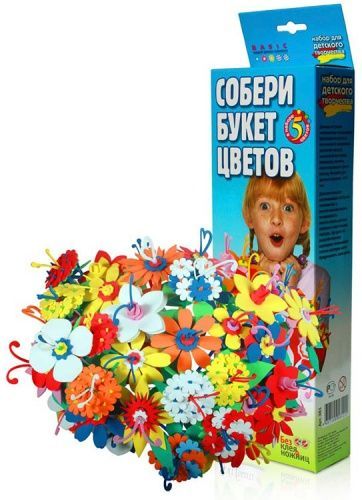 Набір для творчості. Збери букет квітів 5шт, 381, у коробці (6957348004570)