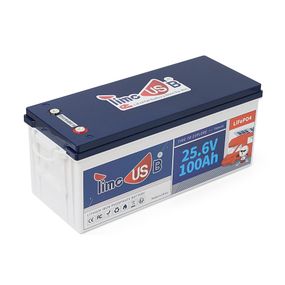 Аккумуляторная батарея LiFePO4 Timeusb 25.6V 100A h, 2560W h, BMS 100A