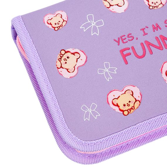 Пенал твердий одинарний із клапаном YES HP-03 Bear Rules 533728 3х13х21 см | Зображення 6