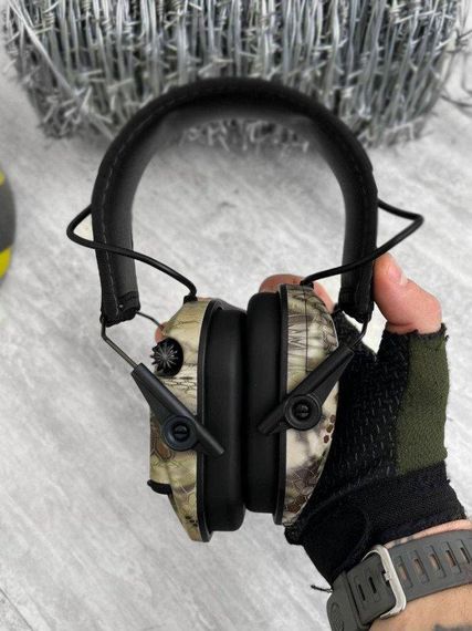 Тактичні навушники Walkers Razor Slim Electronic Muffs kriptek зел полка | Зображення 2