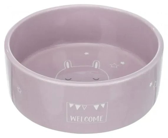 Миска керамічна Trixie «Junior» для цуценят 300 мл / 12 см (кольори в асортименті)