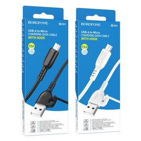 Кабель для зарядки телефона. USB Borofone BX91 Micro 2.4A