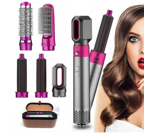 Инновационный фен с профессиональными функциями HAIR BRUSH 5 в 1 ∙ Мультистайлер с регулируемой температурой ∙ Ионизация | Зображення 5