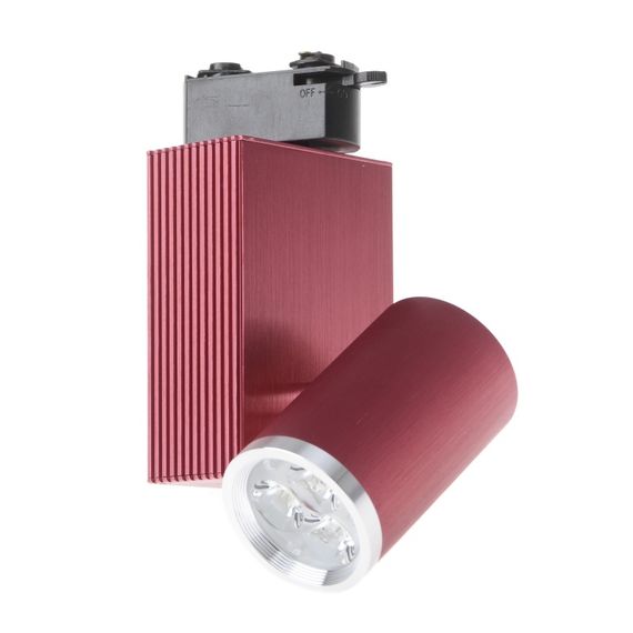 Светильник трековый поворотный LED 205/3x3W NW RED