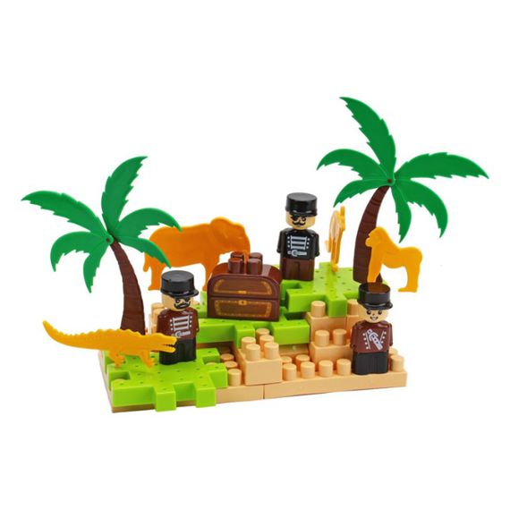 Дитячий розвиваючий конструктор "Pirate island" 2642TXK 170 деталей | Зображення 6