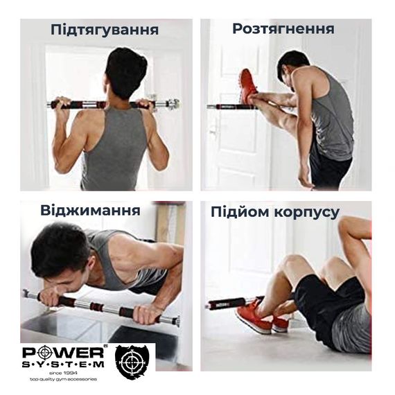 Міжкімнатний турнік Power System Door Gym Bar PS-4076 | Зображення 5