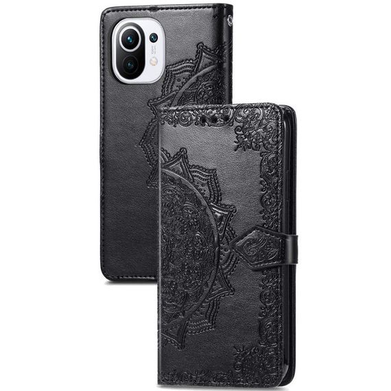Шкіряний чохол (книжка) Art Case з візитницею для Xiaomi Mi 11 Lite