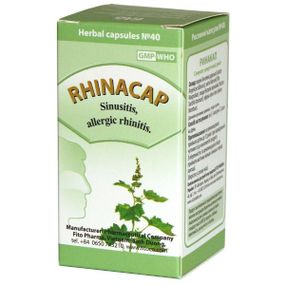 Комплекс для профилактики дыхательной системы Fito Pharma Ринакап 40 капсул