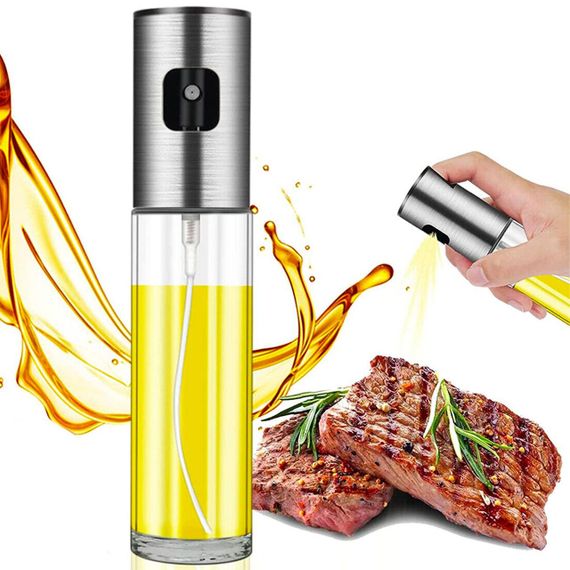 Розпилювач для олії 100мл, OIL BOTTLE / Пляшечка для олії з розпилювачем / Спрей для олії, оцту, лимонного соку
