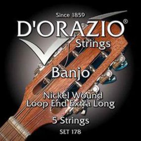 Струни для банджо D'Orazio SET-178