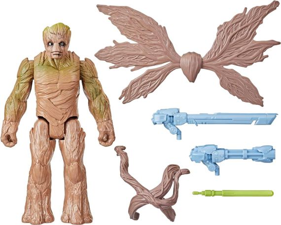 Ігрова фігурка Ґрут Марвел Вартові Галактики Оригінал Marvel Studios Blast 'N Battle Groot Action Figure Hasbro | Зображення 1