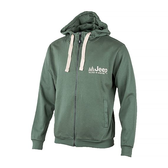 Толстовка JEEP HOODED SWEATSHIRT FULL ZIP The spirit of Adventure