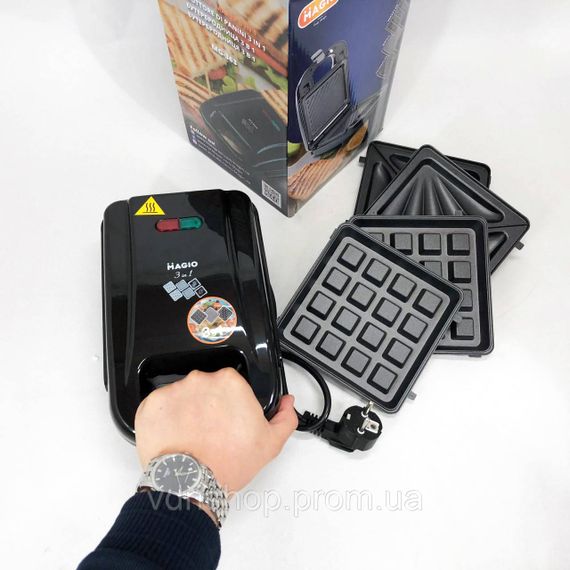 Домашний гриль для стейков, Гриль-решетка для овощей Мультипекарь с функцией гриля кухни SU-35 | Зображення 5