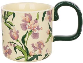 Керамічний кухоль ручної роботи Botanica: Iris, 350 мл