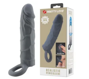 Насадка Pretty Love — Realistic Penis Sleeve, BI-026227-2 Sex Aura