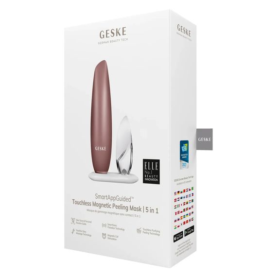 Бесконтактная магнитная пилинг-маска GESKE Touchless Magnetic Peeling Mask 5в1 starlight, Коричневый | Зображення 7