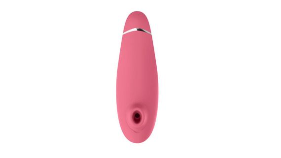 Вакуумный клиторальный стимулятор Womanizer Premium 2 - Raspberry, функции Autopilot и Smart Silence | Зображення 1