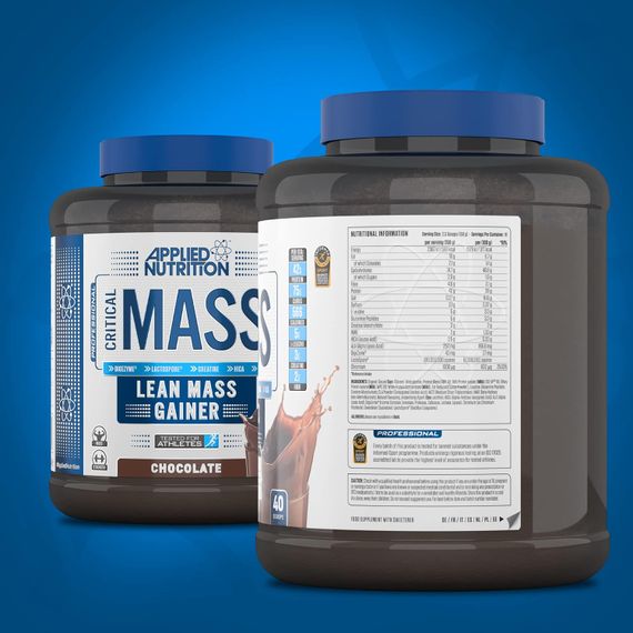 Гейнер Applied Nutrition Critical Mass Professional (2.4kg - 16 Servings) (Chocolate) | Зображення 1