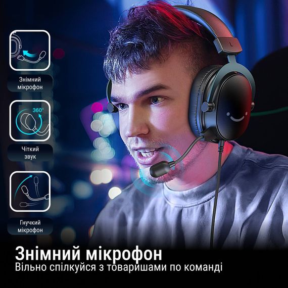 Навушники Fifine H9 Black (H9) | Зображення 3