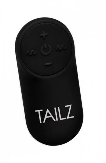 Анальна пробка хвостик із вібрацією Tailz Vibrating Anal Plug With Tail - Fox | Зображення 5