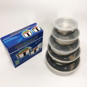 Набор пищевых контейнеров Unique UN-1515 5 шт из нержавеющей стали BC-38