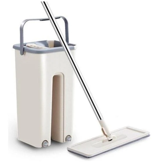 Швабра микрофибра с отжимом + ведро Scratch Cleaning Mop | Швабра - ледарка cleaner 360
