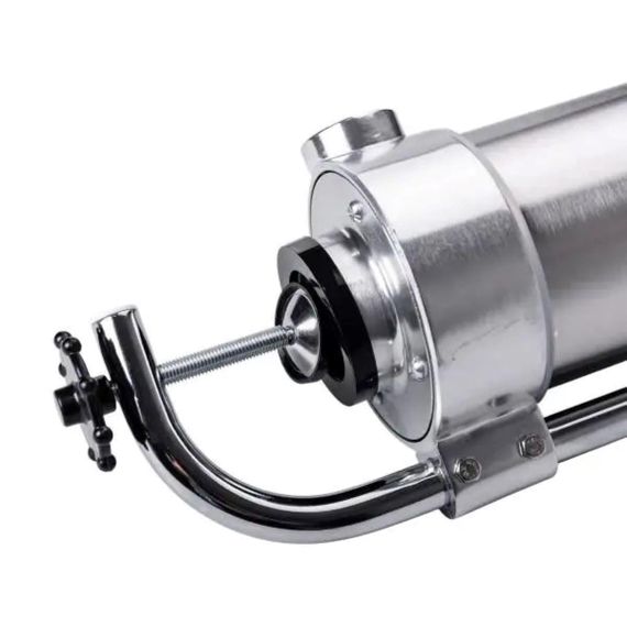 Вертикальний шприц для ковбаси 2,5 л з нержавіючої сталі шприц ковбасний 4 насадки 16788-6 | Зображення 9