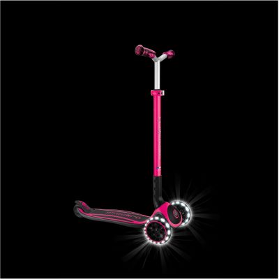 Самокат Globber Ace колеса з підсвіткою Фуксія (667-110) | Зображення 7