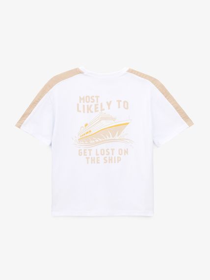 Костюм футболка+шорти для хлопчика ALG 2264383 128 см Біло-бежевий shop (2000999491276) | Зображення 3