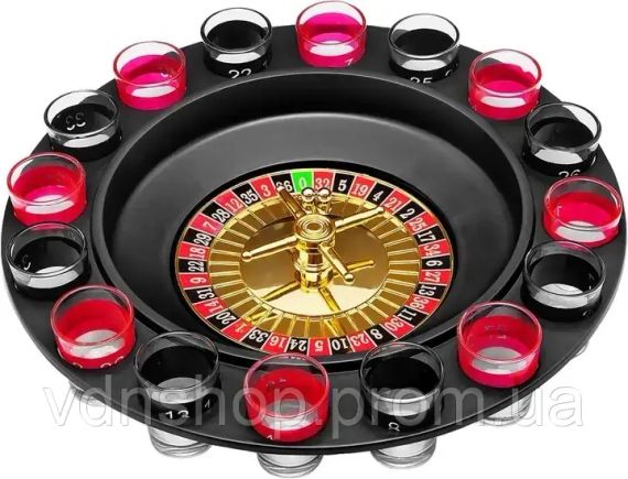 Рулетка с стопками Drinking Roulette Set i3-90 алко рулетка казино на 16 рюмок