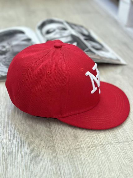 Кепка снепбек (Snapback) Нью-Йорк NY Красный  56-61р  (9075) | Зображення 1