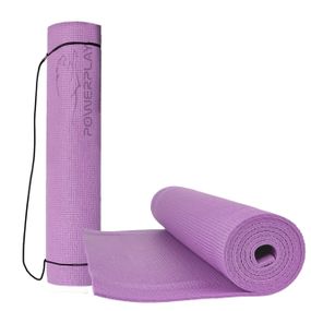 Килимок для йоги та фітнесу Паверплей 4010 PVC Yoga Mat Лавандовий (173x61x0.6)