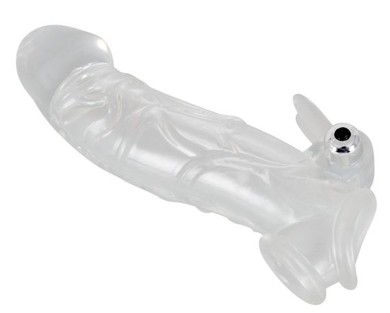 Насадка на член - Chrystal Skin Penis Sleeve Vibro sexstyle | Зображення 4