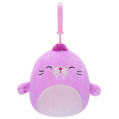 Мягкая игрушка Squishmallows на клипсе – Морж Пепе 9 см (SQCP00150)