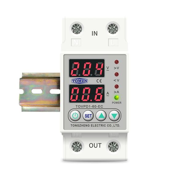 Реле напруги Захист електромережі XPRO TOVPD1-60-EC (234573614_378) | Зображення 3