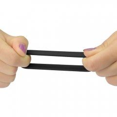 Ерекційні кільця - Power Plus Soft Silicone Pro Ring Black | Зображення 1