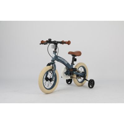 Детский велосипед QPlay Miniby 3 в1, біговел 12&quot;, Grey-Blue (CB02MiniBy12Grey-Blue) | Зображення 2