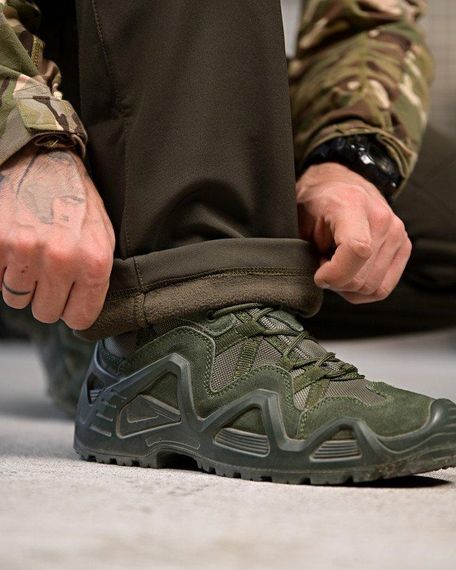 Тактичні штани софтшел DRAFT висока талія олива ВТ7616 | Зображення 3