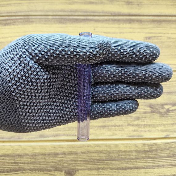 Стеклянная трубка One Hitter Chillum Purple | Зображення 2